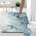 LWITHSZG Diatomaceous Earth Bath mat Marble Print Super Absorbent Fast Drying Non-Slip Diatomite Mud Bathroom Floor Rugs Office Doormat Kitchen Dining Living Rug 15.7 X 23.6 In