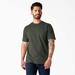 Dickies Men's Heavyweight Heathered Short Sleeve Pocket T-Shirt - Stormy Weather Heather Size Lt (WS450H)