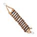 Naturals Rope Ladder Bird Toy, Small/Medium, Natural Wood