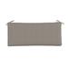 Replacement Bench Cushion Box Edge 39x17.5 - Select Colors - Canvas Black Sunbrella - Ballard Designs Canvas Black Sunbrella - Ballard Designs