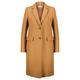 Tommy Hilfiger Damen Mantel mit Wolle und Kaschmir WOOL BLEND CLASSIC COAT, cognac, Gr. 38