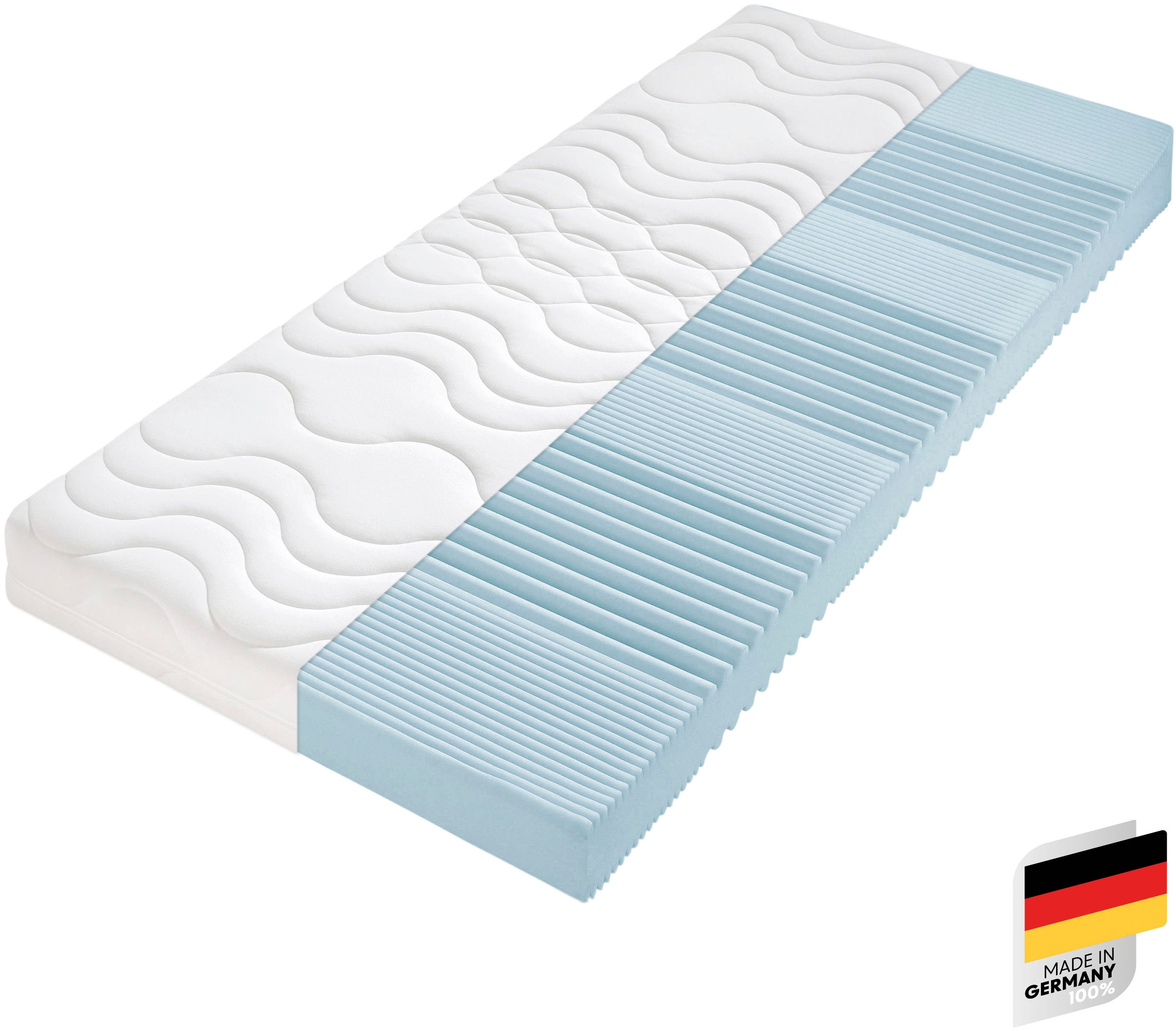 Komfortschaummatratze BECO "Medibett", weiß, B:140cm H:15cm L:200cm, Bezug: 100% Polyester, Matratzen, Matratze in vielen Größen erhältlich In 90x200 und 140x200 cm Image