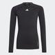 Funktionsshirt ADIDAS SPORTSWEAR "AEROREADY TECHFIT KIDS LONGSLEEVE" Gr. 152, schwarz-weiß (black, white) Kinder Shirts Tops