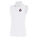 Women's Antigua White Boston Red Sox Patriotic Sleeveless Tribute Polo