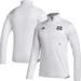 Men's adidas White Mississippi State Bulldogs 2023 Sideline AEROREADY Half-Zip Top