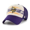 Men's '47 Cream Minnesota Vikings Breakout MVP Trucker Adjustable Hat