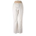 American Eagle Outfitters Khaki Pant Straight Leg Boyfriend: Ivory Bottoms - Women's Size 32