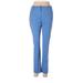 Adrianna Papell Casual Pants - Low Rise: Blue Bottoms - Women's Size 8