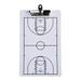 Basketball Coaches Marker Whiteboard Double Sided Basketball Clipboard Teaching Assistant Equipment Referees Gear Basketball