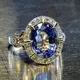 14K Gold Natürliche Sapphire Ring für Frauen Männer Anillos De Bizuteria Edelstein Birthstone