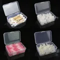 Microblading Transparent Tattoo Needles Storage Box Make up Cotton Pad Box Cotton swab Box Tattoo