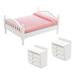 Bed Miniature Furniturefurniture Bedroom Mini Double House Bunk Bed Toys Accessories Beds Small Bedside Table Children