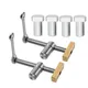 Woodworking Bench Dog Brake Inserts Workbench Fast Fixed Clip Clamp Brass Fixture Vise for 19/20mm