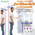 Height Growth Pills Calcium Supplement Vitamin D3 Vegetarian Softgels Help Grow Taller Support