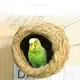 Natural Handmade Straw Parrot Nest Warm Bird Nest Pigeon House Pet Bedroom Courtyard Bird Cages Bird