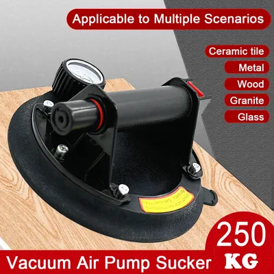 8 Inch Vacuum Suction Cup Glass Lifter Powerful Heavy Duty Vacuum Lifter for Granite & Glass Lifting Window Replacement