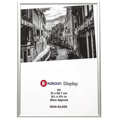 kokoon Display Bilderrahmen A4 Aluminium silber