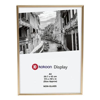kokoon Display Bilderrahmen / Posterrahmen A3, PVC gold, 29.7x42x1.7 cm Image