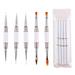 Nail Art Brushes Set 5pcs Nail Art Design Brushes With Pen Cap Nail Ombre Brush Gel Nail Liner Brush