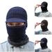 SPRING PARK Unisex Winter Knitted Balaclava Beanie Hat Warm Cycling Ski Face-protective Universal for Riding
