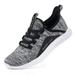 ALEADER Women s Energycloud Slip On Tennis Shoes Non Slip Athletic Sport Running Walking Shoes Black Gray Size 6 US