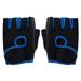 Mind Reader Workout Glove Set Open Finger Wrist Support for Men and Women Textured Non-Slip Grip for Sports Lifting Weights Gym Fitness Small Blue