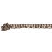 Classic Equine 3Tone Rope Halter and 8foot Leadrope Chocolate-Brown-Tan OS