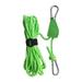 Portable Adjustable Fix Camping Rope Portable Adjustable Fix Tent High Strength Fast Release Pulley Camping Rope for Tent Tarp Camping Rope with Ratchet Pulley