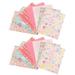 Colored paper 14 Sheets of Colorful Leaves Printing Paper DIY Folding Decorative Paper Background Paper Hand Craft Scrapbooking Photo Album Accessaries (7pcs Different Pattern 2 Sheets for Each Pat