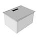 Kitchen Drop-in Ice Chest Cooler Juice Ice Bin Stainless Steel 22 x17 x12