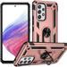 A53 Case A53 5G Case Military Grade Protective Samsung Galaxy A53 Cases Cover with Ring Car Mount Kickstand for Samsung Galaxy A53/A53 5G - Rose Gold