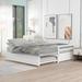 Twin/Double Daybed with Trundle, Extendable Bedframe