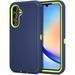 Compatible with Samsung A34 5G Case Galaxy A34 Case Shockproof Heavy Duty Dual Layer Drop Protection Sport Armor Cover Hybrid Rugged Matte Phone Cover Case for Samsung Galaxy A34 5G 2023 Blue