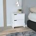 TUHOME Luss Nightstand with 2 Drawers