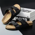 Leather Men Sandals Summer Men's Sandals Women Slippers Outdoor Beach Casual Shoes Zapatos Hombre