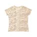 LAT 3516 Women's Fine Jersey T-Shirt in Naturaluflage size Medium | Ringspun Cotton LA3516