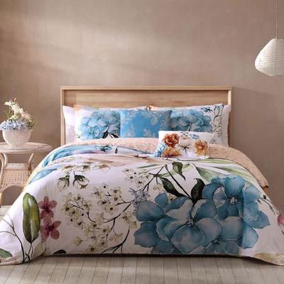 Maia Comforter Bed Set Blue, Full / Queen, Blue