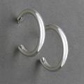 Lucky Brand High Shine Hoop Earring - Women's Ladies Accessories Jewelry Earrings in Silver