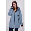Softshellmantel DEPROC ACTIVE "KEELE PEAK II WOMEN", Damen, Gr. 46 (L), blau (citadel), 96% Polyester; 4% Elastan mit TPU Membrane, casual, Langarm Windstopperbündchen mit verstellbarem Klettverschluss,mit Schneefang,mit Daumenlöchern, Mäntel, auch...