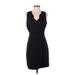 RSVP Cocktail Dress - Shift: Black Solid Dresses - Women's Size Small