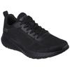 Sneaker SKECHERS "BOBS SQUAD CHAOS", Herren, Gr. 44, schwarz, Textil, casual, Schuhe, im monochromen Look, Freizeitschuh, Halbschuh, Schnürschuh