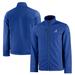 Men's Cutter & Buck Royal Atlanta Braves Evoke Eco Softshell Recycled Full-Zip Jacket