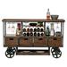 Howard Miller® Budge 18" Wine Bar Wood in Brown/Gray | 40 H x 18 W x 65 D in | Wayfair 695324