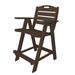 POLYWOOD® Nautical Counter Outdoor Chair Plastic | 40 H x 26 W x 25 D in | Wayfair NCB40MA