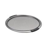 Anolon Advanced Nonstick Bakeware Round Perforated Pizza Pan, 13 Inch, Gray Non Stick/Steel in Black/Gray | 1 H x 14.5 W in | Wayfair 54716