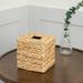 Bay Isle Home™ Quenby Rattan Wicker Tissue Box Cover Wicker/Rattan in Yellow | 5.9 H x 5.9 W x 5.9 D in | Wayfair 94ECF2F18C0B46B48EA927F751C4293E