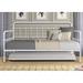 Red Barrel Studio® Oakmeade Twin Platform Bed Metal in White | 43.31 H x 41.06 W x 77.4 D in | Wayfair 006184D143164A2CB9715D63DBB87B1B