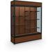 MooreCo Best-Rite® Series 93 Freestanding Display Case Wood/Metal in Brown | 72 H x 48 W x 18 D in | Wayfair 93C84-11