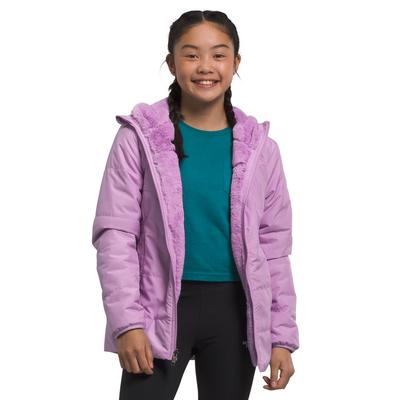 The North Face Girls' Reversible Mossbud Parka (Size XXL) Lupine, Polyester,Fleece
