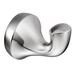 Moen Eva Wall Mounted Robe Hook Metal in Gray | 2.22 H x 1.99 W x 2.56 D in | Wayfair YB2803CH